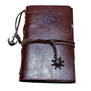 Travelers Notebook Standard TN Planner Journal Cover 6 Ring Binder 4x5.5 Brown